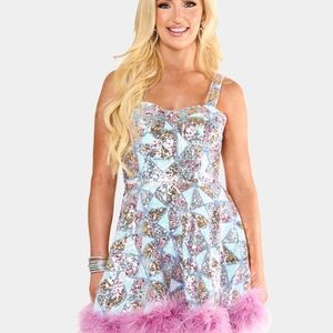 Buddy Love Multicolor Sequin Dress